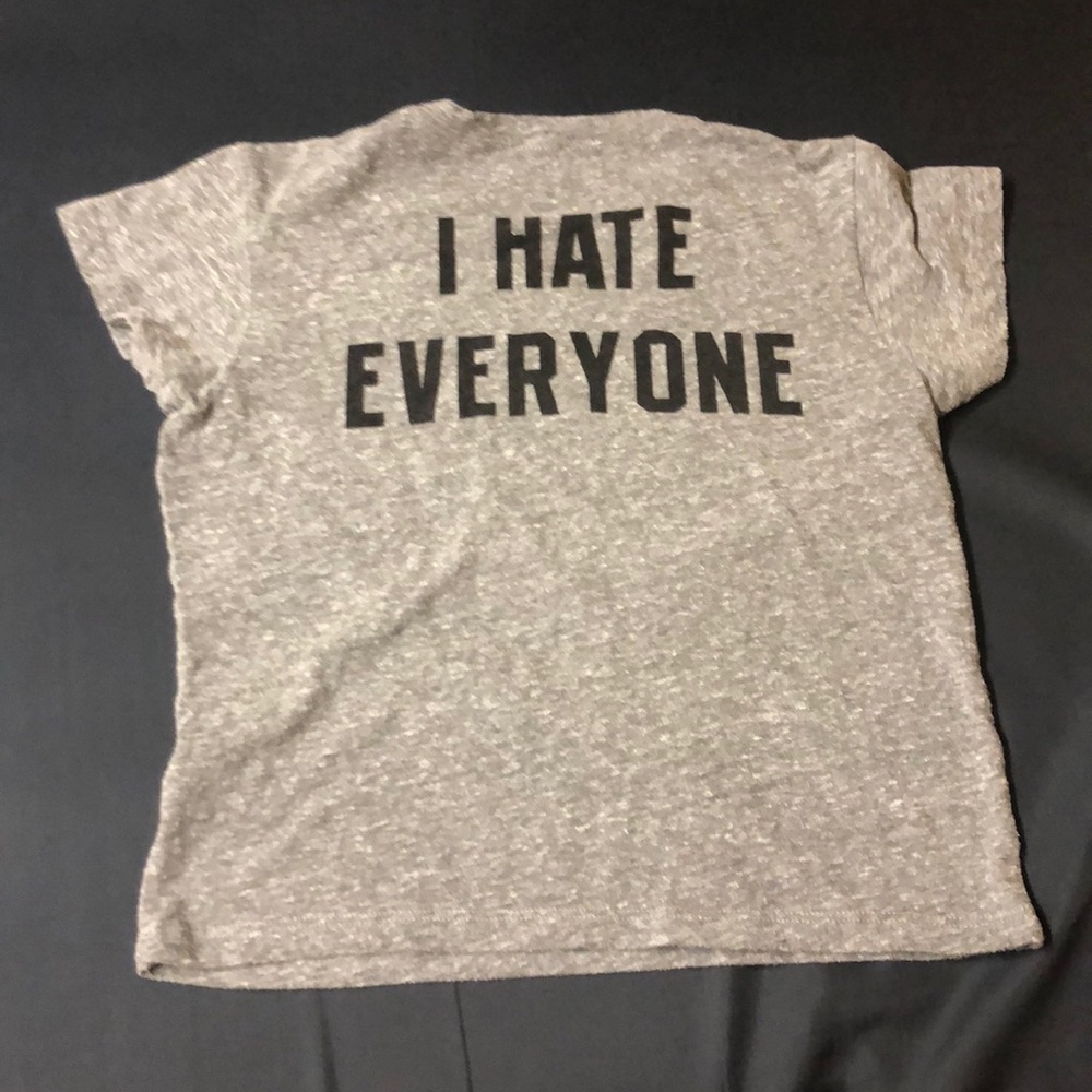 Brandy Melville “I Hate Everyone” T-shirt